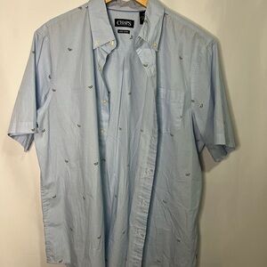 Chaps Men's Light Blue Casual Shirt